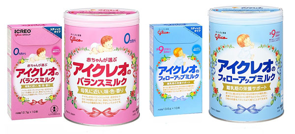 sữa glico xách tay Nhật Bản