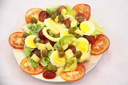 Món Salad trứng ngỗng