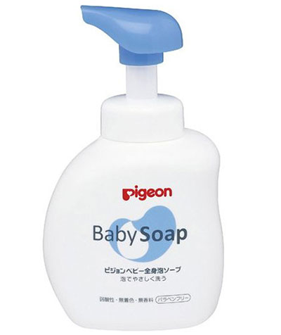 Sữa tắm gội Pigeon Nhật – Baby Soap