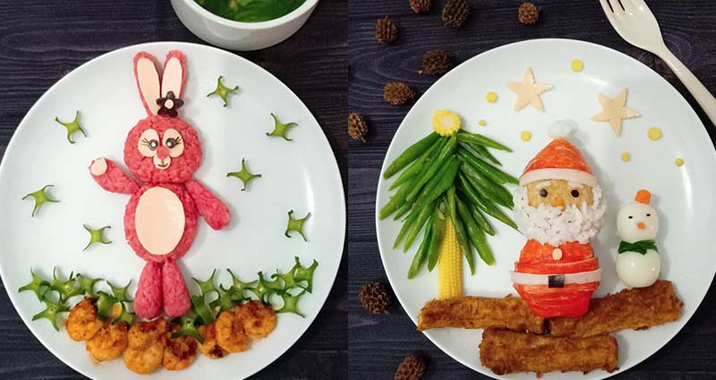 Một vài ý tưởng trang trí bữa ăn cho con yêu thêm sống động hơn (Bento)