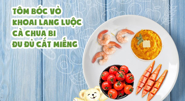 Thực đơn ăn dặm BLW cho bé 6 tháng tuổi (3)