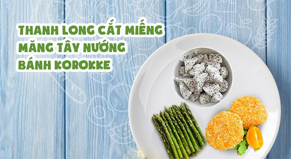 Thực đơn ăn dặm BLW cho bé 6 tháng tuổi