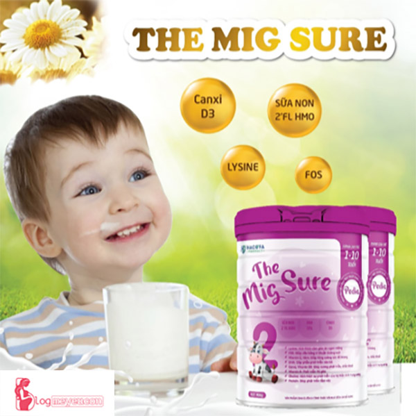 Sữa The Mid Sure hỗ trợ hệ tiêu hóa