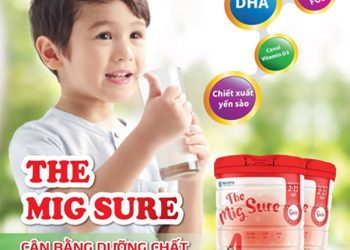 Sữa The Mid Sure giúp bé tăng cân khỏe mạnh