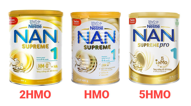 Sữa Nan Supreme có mấy loại