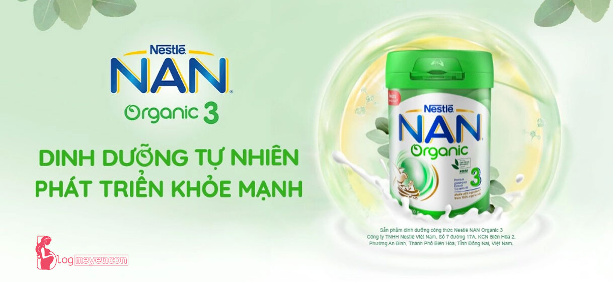 Sữa Nan Organic cho bé
